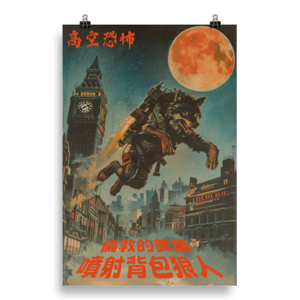 An American Jetpack Werewolf in London